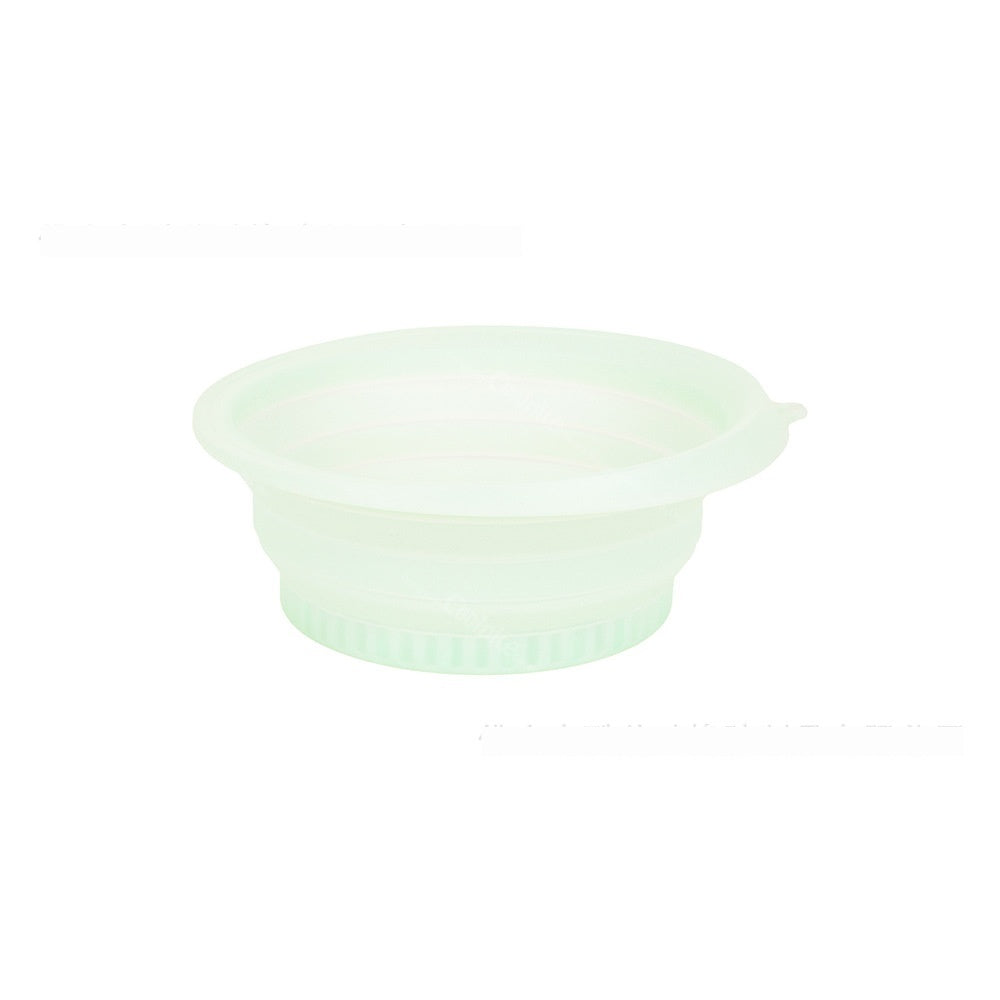 Collapsible Silicone Ice Basin — Foldable Ice Bucket for Home & Travel
