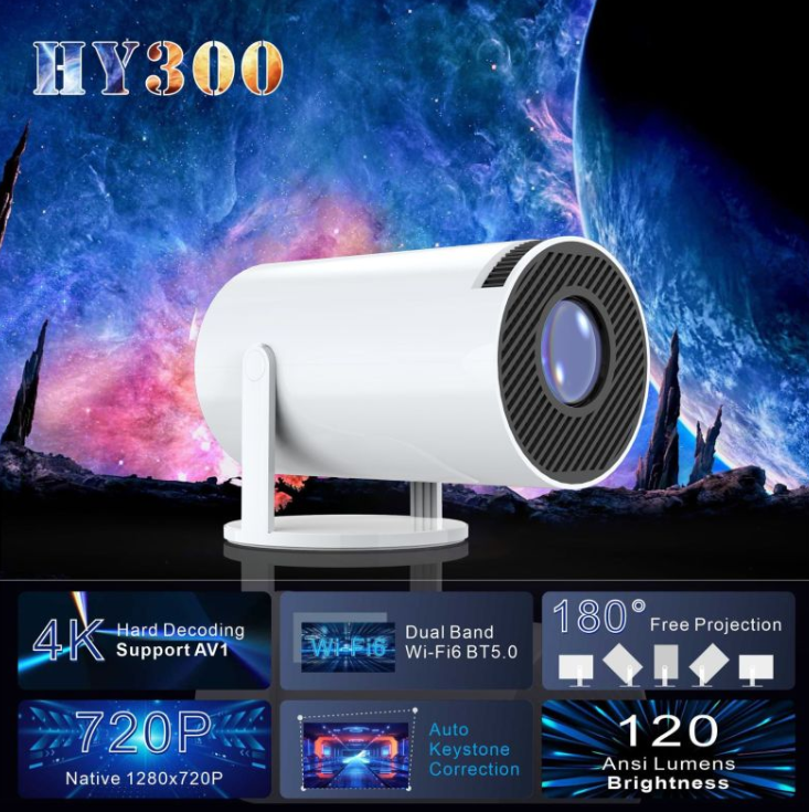 Portable Mini Projector — HD Home Theater & Outdoor Movie Projector