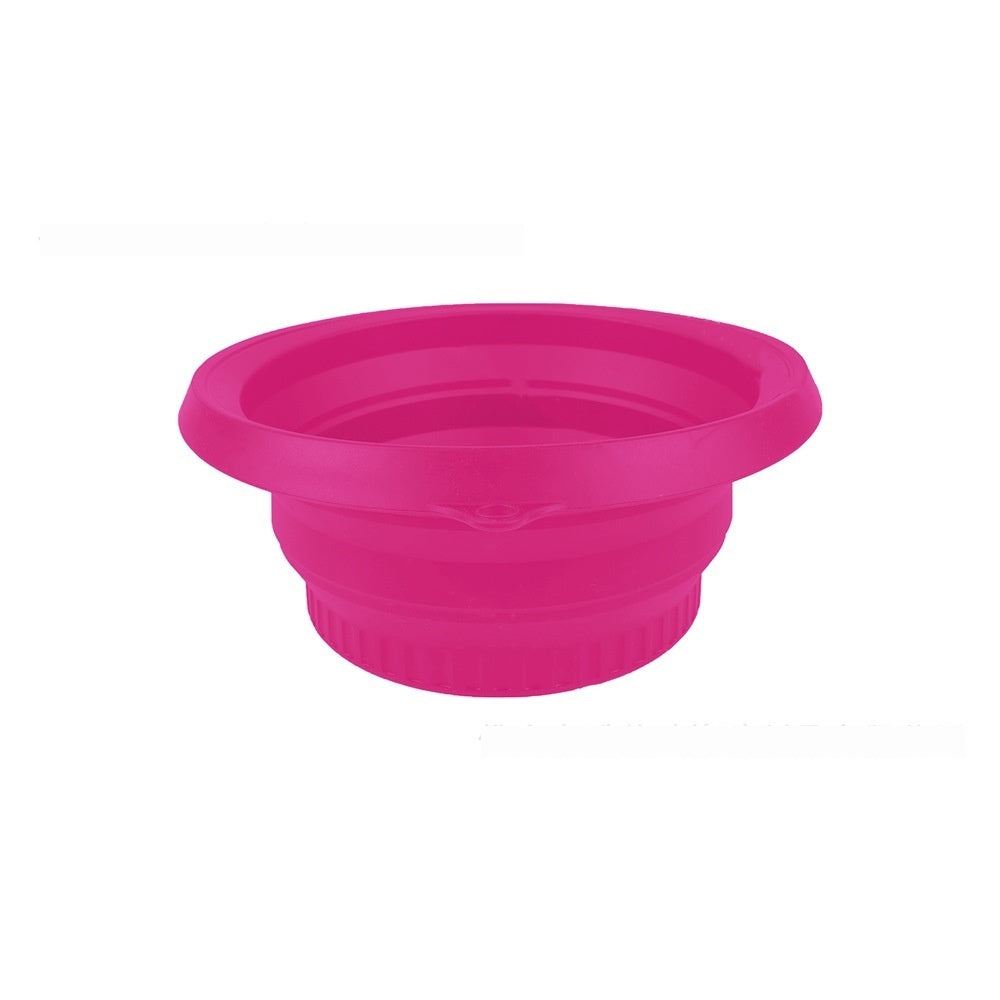 Collapsible Silicone Ice Basin — Foldable Ice Bucket for Home & Travel
