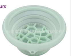 Collapsible Silicone Ice Basin — Foldable Ice Bucket for Home & Travel